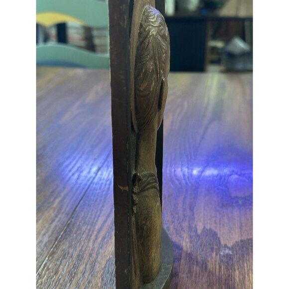 Wood Wooden‎ Young Saint John The Baptist Plaque - Picture 7 of 11